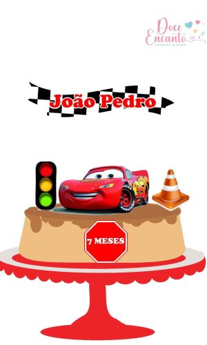 Topo de Bolo Carros