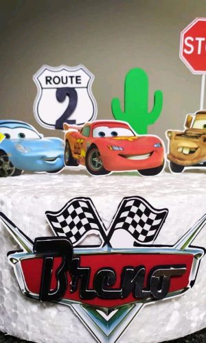 Topo de Bolo Carros