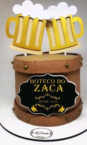 Topo de Bolo CERVEJA