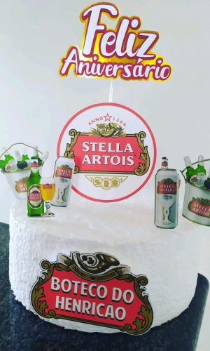 Topo de Bolo CERVEJA