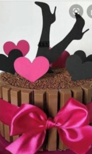 Topo de Bolo Chá de Lingerie