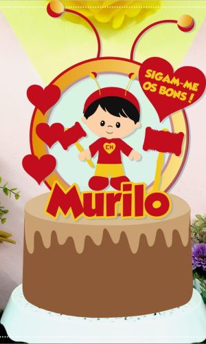 Topo de Bolo Chapolin