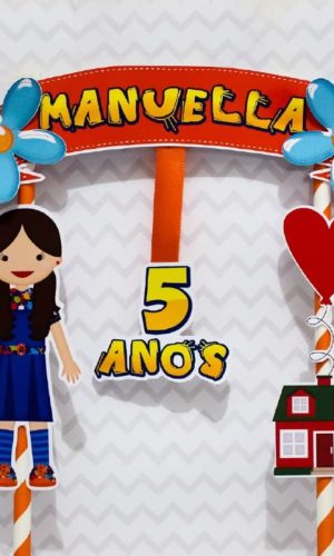 Topo de Bolo Chiquititas