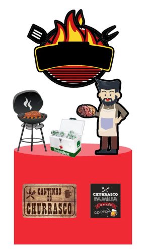 Topo de Bolo Churrasco