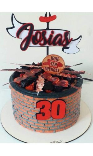 Topo de Bolo Churrasco