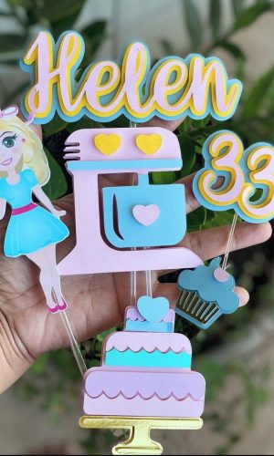 Topo de Bolo Confeitaria
