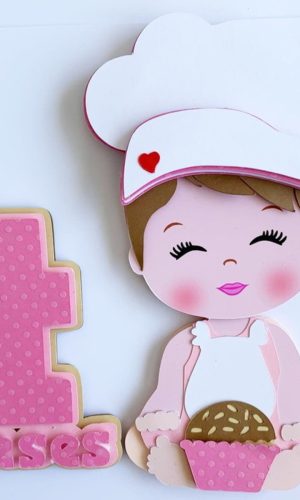 Topo de Bolo Confeiteira