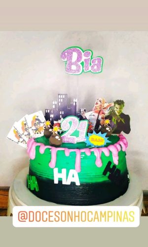 Topo de Bolo coringa