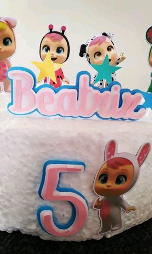 Topo de Bolo cry babies
