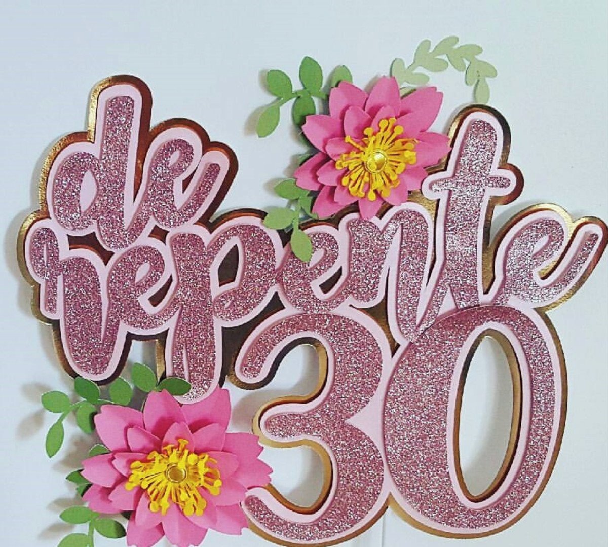 Topo de Bolo De repente 30
