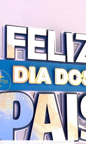 Topo de Bolo Dia dos Pais 2023