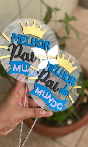 Topo de Bolo dia dos pais