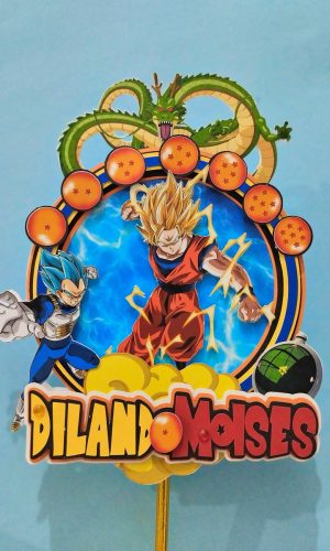 Topo de Bolo Dragon Ball Z