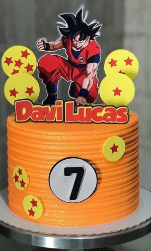 Topo de Bolo Dragon Ball Z