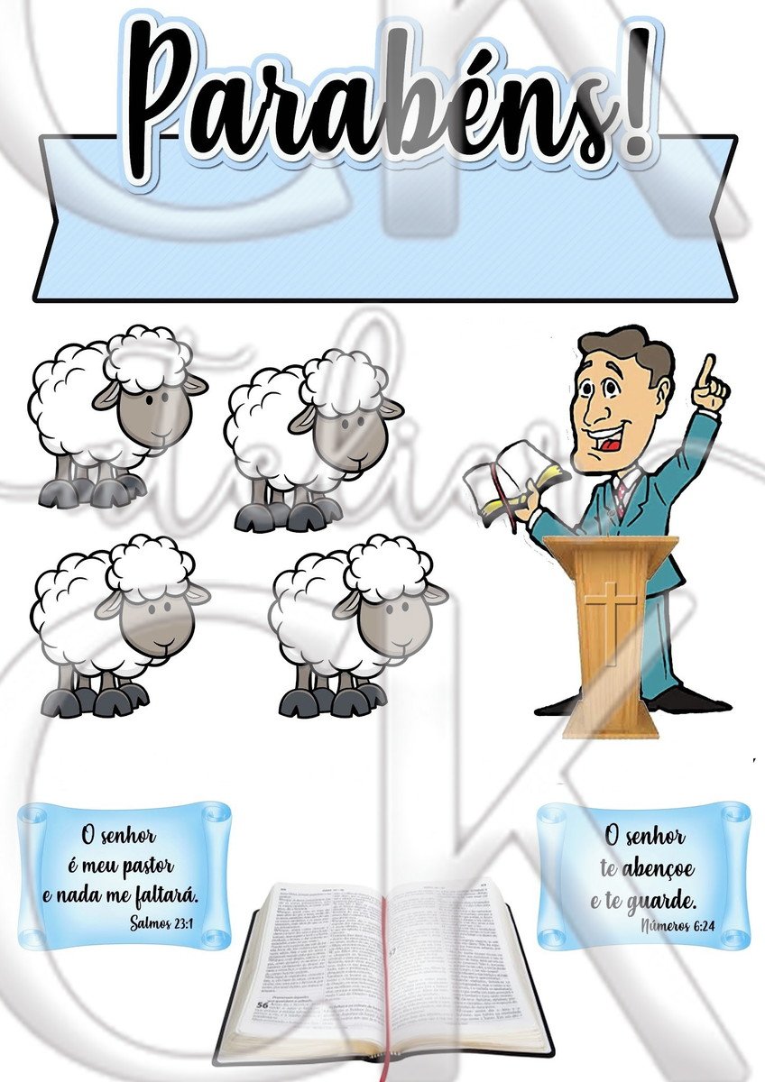 Topo de Bolo Evangélico
