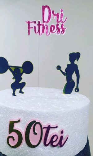 Topo De Bolo Fitness