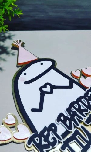 Topo de Bolo Flork