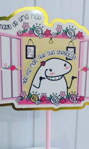 Topo de Bolo Flork mães