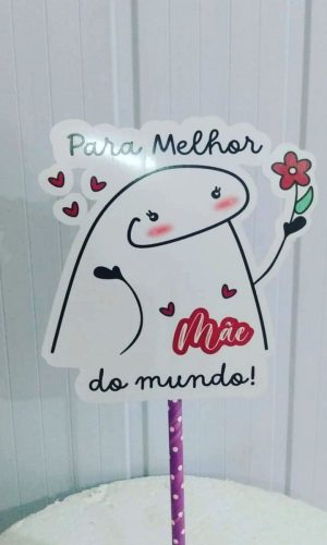Topo de Bolo Flork mães