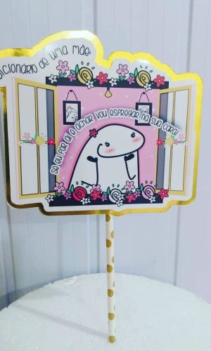 Topo de Bolo Flork mães