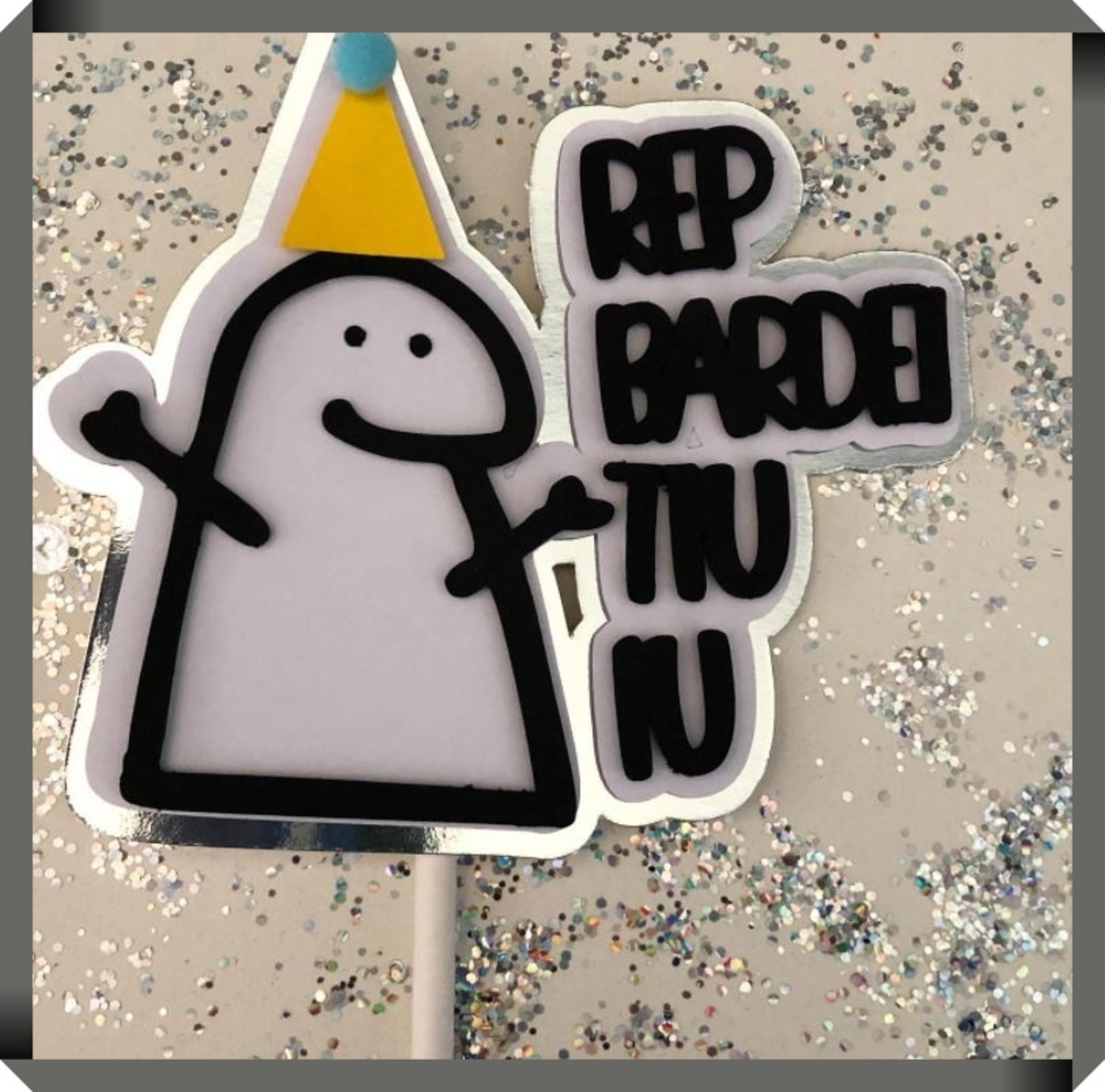 Topo de Bolo Flork