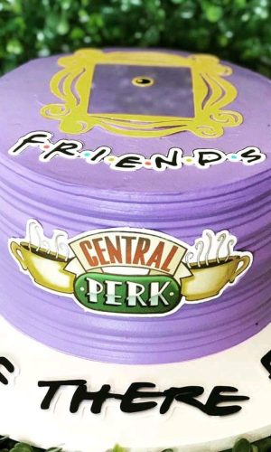 Topo de Bolo Friends