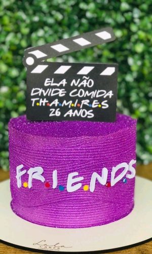 Topo de Bolo Friends