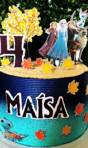 Topo de Bolo Frozen 2