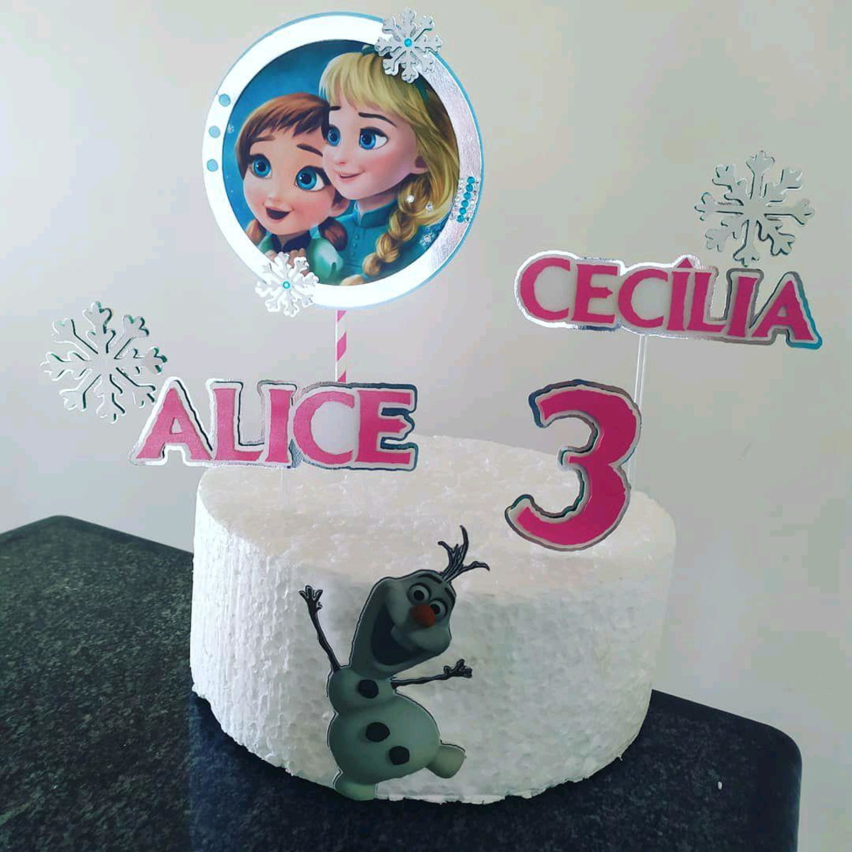 Topo de Bolo Frozen - Imagem 2