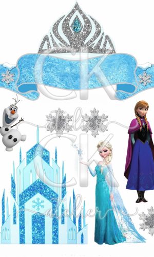 Topo de Bolo Frozen