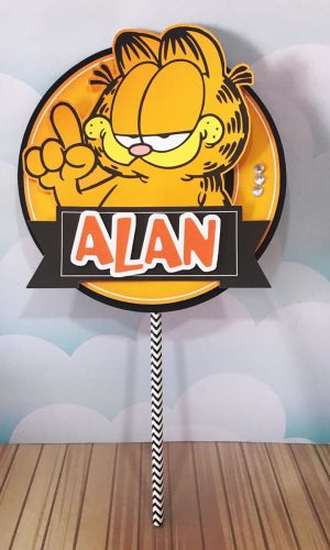 Topo de Bolo Garfield