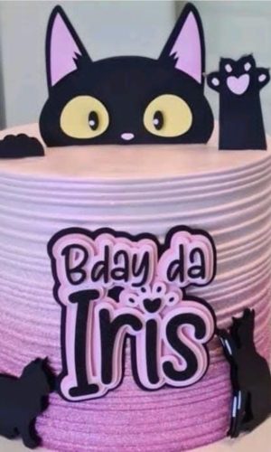 Topo de Bolo Gatinho