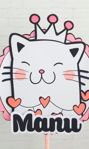 Topo de Bolo Gatinho