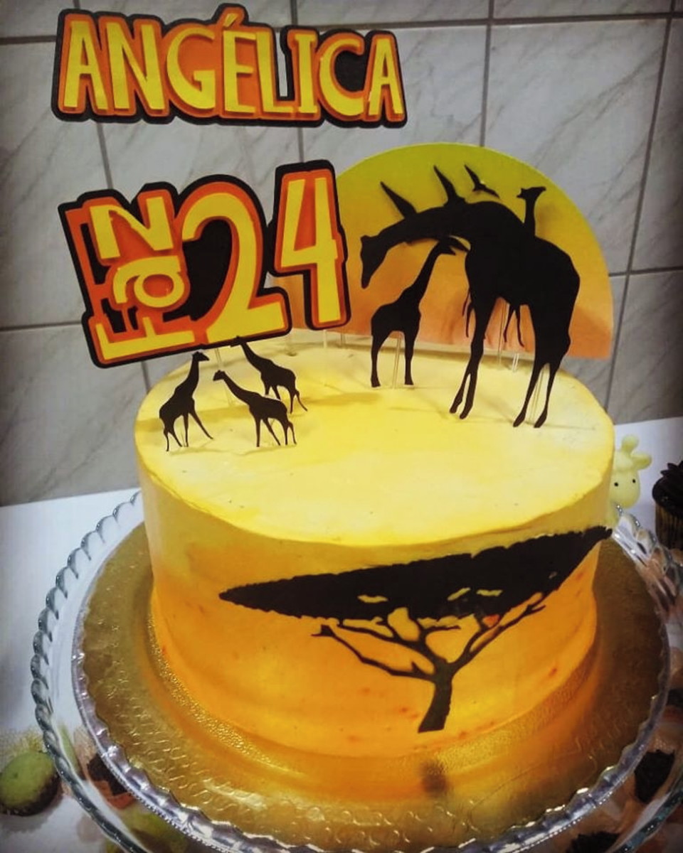 Topo de Bolo Girafa - Imagem 2