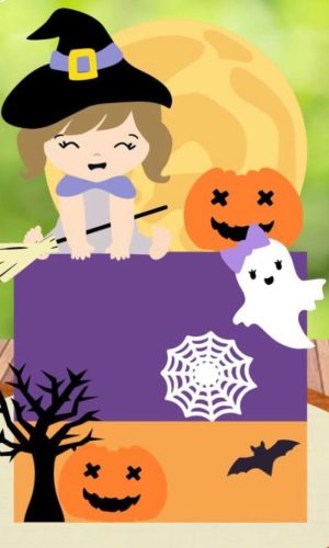 Topo de Bolo Halloween