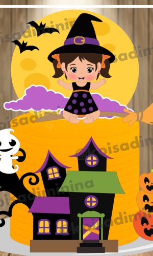Topo De Bolo Halloween