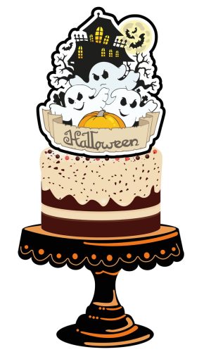 Topo de Bolo Halloween