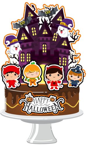 Topo De Bolo Halloween