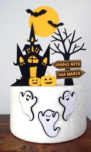 Topo De Bolo Halloween