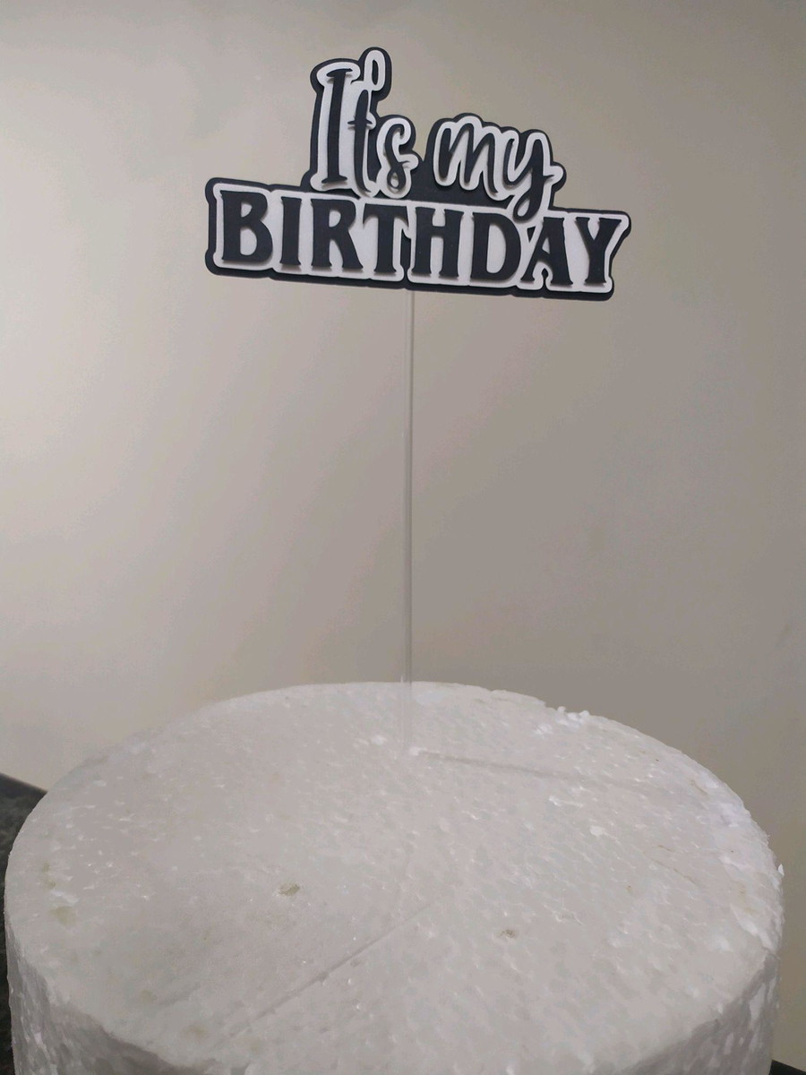 Topo de Bolo happy birthday - Imagem 5