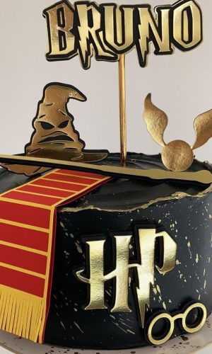 Topo De Bolo Harry Potter
