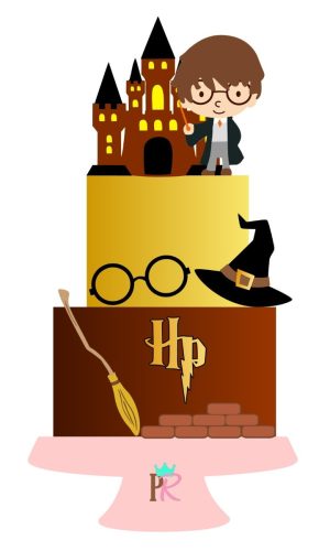 Topo De Bolo Harry Potter