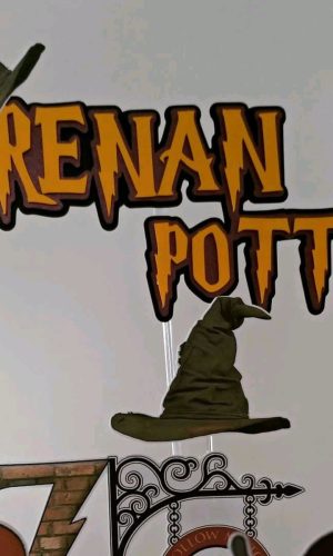 Topo de Bolo Harry Potter