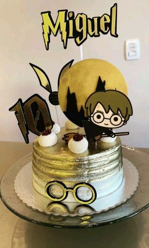 Topo De Bolo Harry Potter