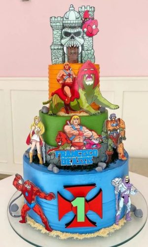Topo de Bolo He Man