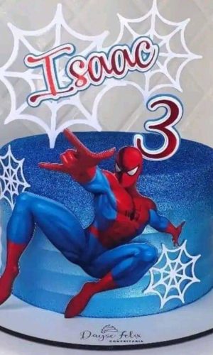 Topo de Bolo Homem Aranha