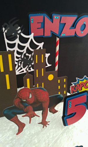 Topo de Bolo Homem Aranha