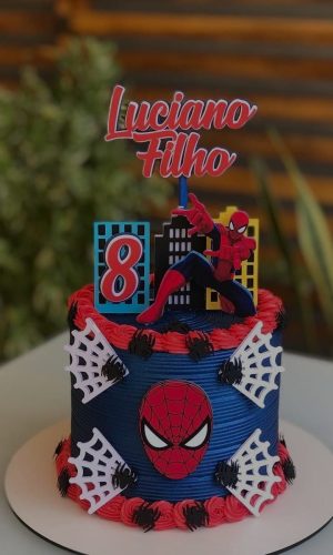 Topo de Bolo Homem Aranha