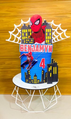Topo de Bolo Homem Aranha