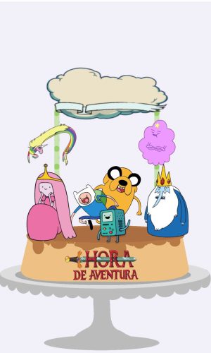 Topo De Bolo Hora Da Aventura